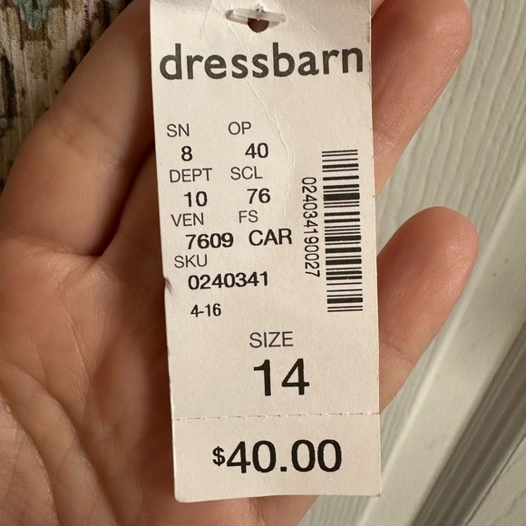 Multicolor Patterned Dress - Picture 3 of 3